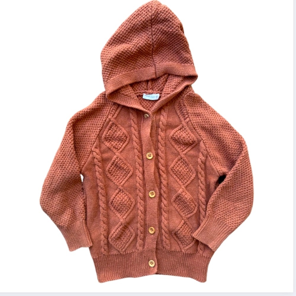 Jamie Kay Organic Cotton Hooded Knit 5Y